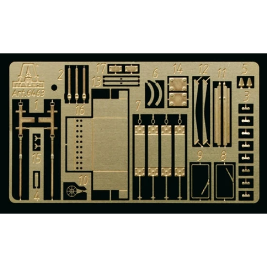 Bench model armored Steghaund T17E2 (Staghound AA) 1/35 Italeri 6463