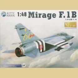 Training and combat aircraft Mirage F.1B 1/48 KITTY HAWK 80112