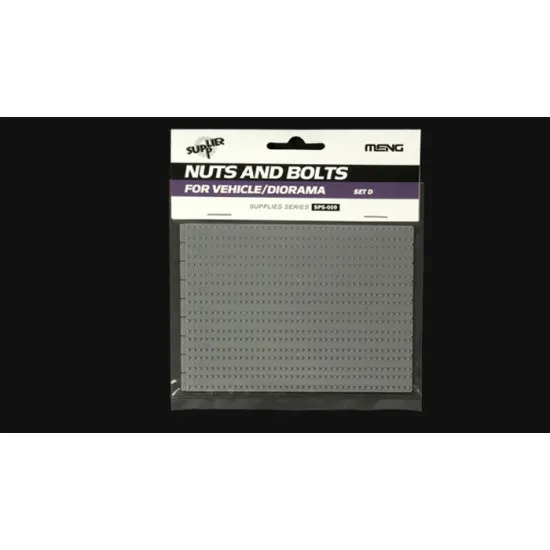 NUTS AND BOLTS FOR VEHICLE/DIORAMA 1/35 MENG 009