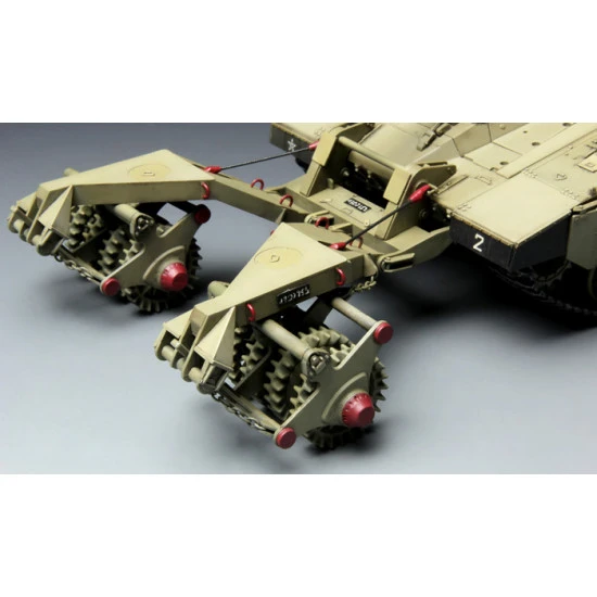 Merkava Mk.3 BAZ w/Nochri Dalet Mine Roller System 1/35 MENG 005