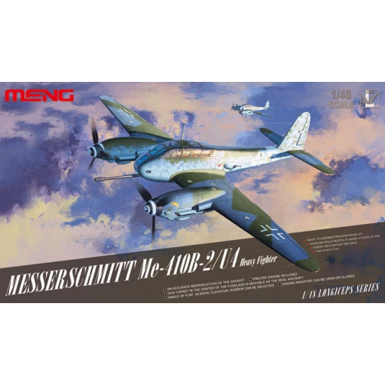 MESSERSCHMITT Me410B-2/U4 HEAVY FIGHTER 1/72 MENG 001