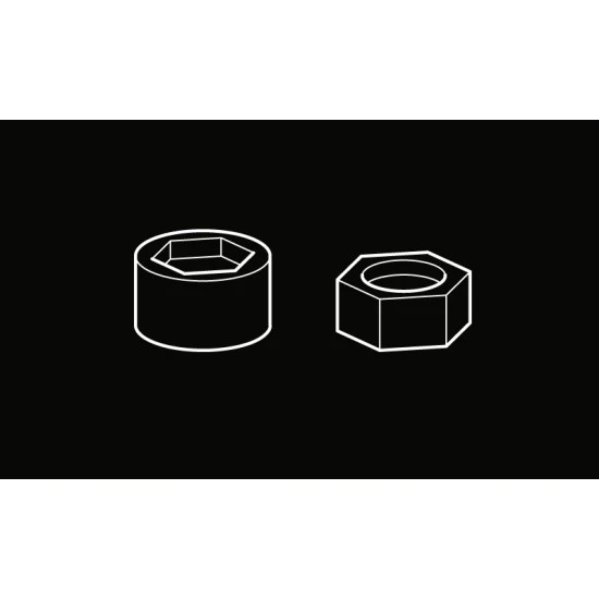 NUTS AND BOLTS (SET C) 1/48 MENG 007