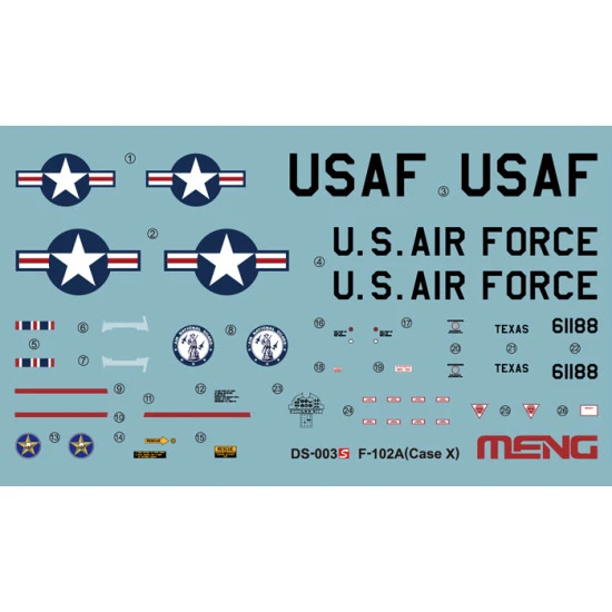 F-102A CASE X GEORGE WALKER BUSH 1/72 MENG 003s F-102A CASE X GEORGE WALKER BUSH 1/72 MENG 003s