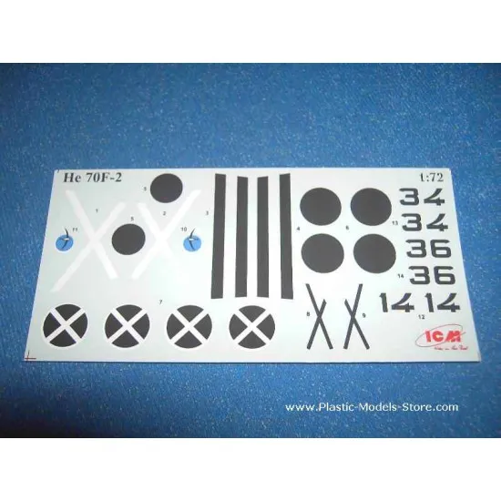 Heinkel He 70F-2 Spanish German aircraft WWII 1/72 ICM 72231