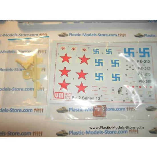 Pe-2 Petlyakov Finland Air Force bomber WWII 1/72 UM 102