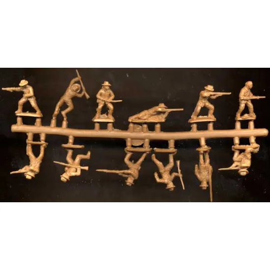 US Infantry, Boxer Rebellion 1900 48 FIGURES IN 12 POSES 1/72 RED BOX 72017