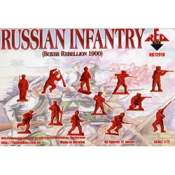 Us Stock Russian Infantry, Boxer Rebellion 1900 48 Figures In 12 Poses 1/72 Red Box 72018