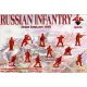 Us Stock Russian Infantry, Boxer Rebellion 1900 48 Figures In 12 Poses 1/72 Red Box 72018