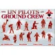 WW2 IJN pilots and ground crew 42 FIGURES IN 14 POSES 1/72 RED BOX 72053