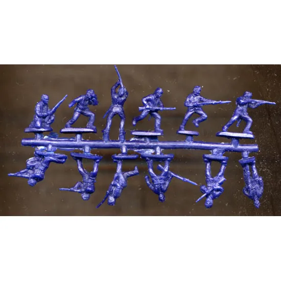 British Royal Marine Light Infantry 1900 48 FIGURES IN 12 POSES 1/72 RED BOX 72022