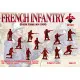 French Infantry 1900 48 FIGURES IN 12 POSES 1/72 RED BOX 72027