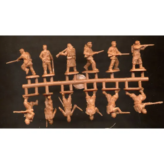 French Infantry 1900 48 FIGURES IN 12 POSES 1/72 RED BOX 72027