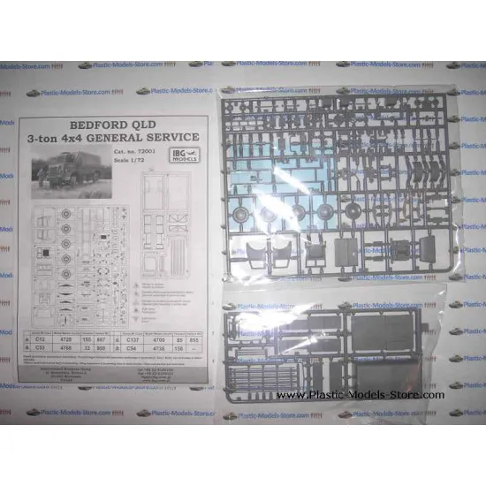 Bedford QLD 3-ton 4x4 British Truck 1/72 IBG Models 72001