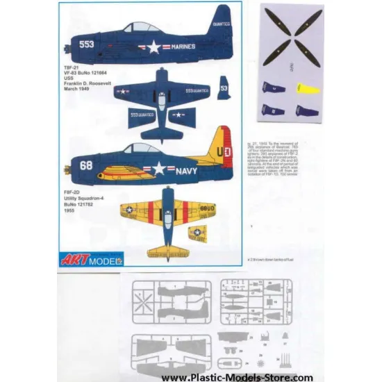 Us Stock Grumman F8f-2 Bearcat Us Naval Fighter 1/72 Art Model 7201