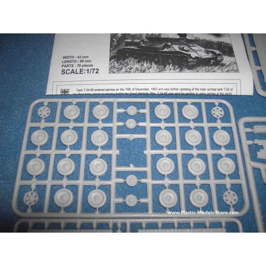 T-34-85 NVA type 63 medium tank North Vietnamese Armor 1/72 Military Wheels 7210