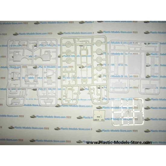 Lublin-51 Polish truck Gaz-51 copy WWII 1/72 Military Wheels 7216