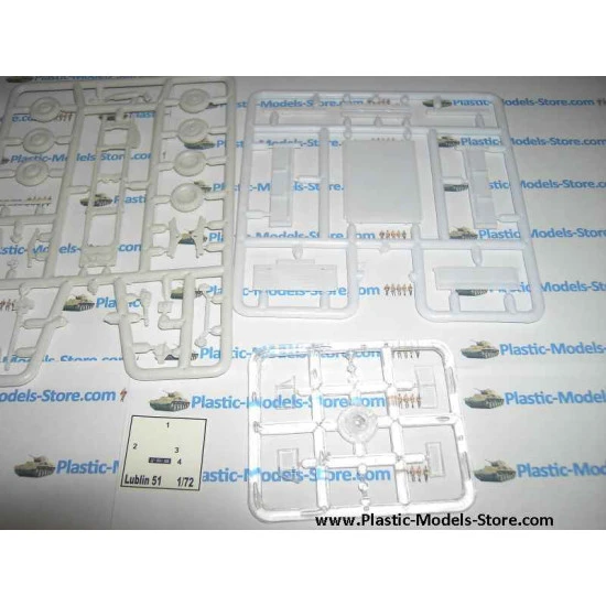 Lublin-51 Polish truck Gaz-51 copy WWII 1/72 Military Wheels 7216