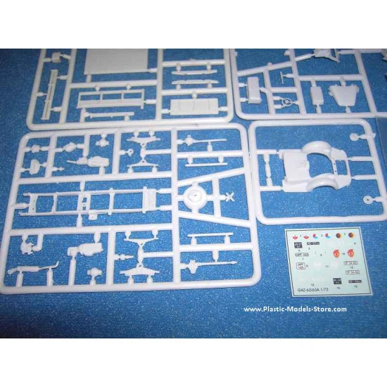 GAZ-63A Soviet truck 1/72 Military Wheels 7226