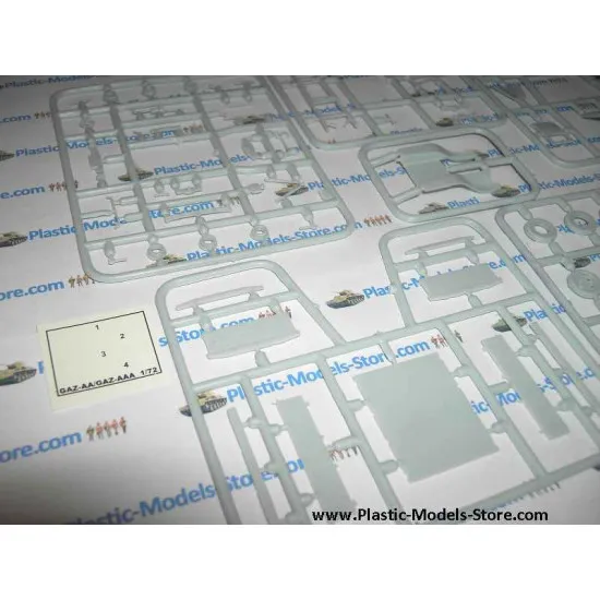GAZ-AA WWII Soviet light truck 1/72 Military Wheels 7233