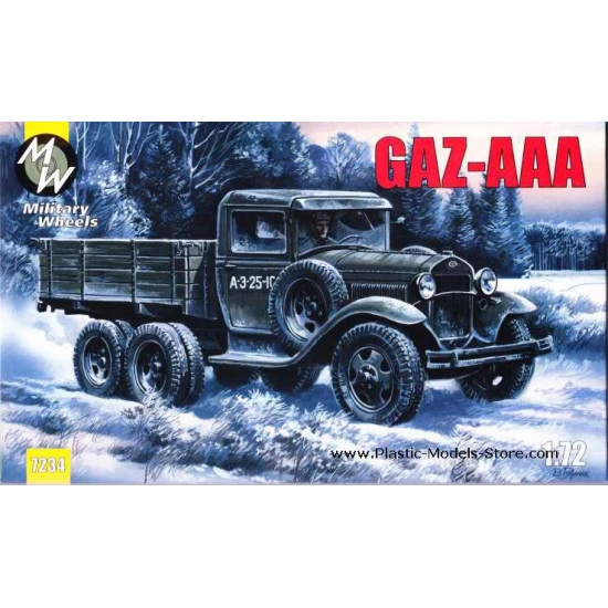 GAZ-AAA WWII Soviet light truck 1/72 Military Wheels 7234