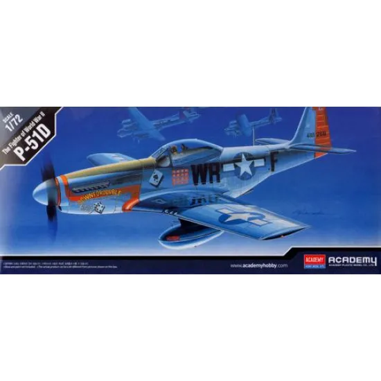F-51D MUSTANG With Ground Vehicle Korean War 1/72 academy 12485