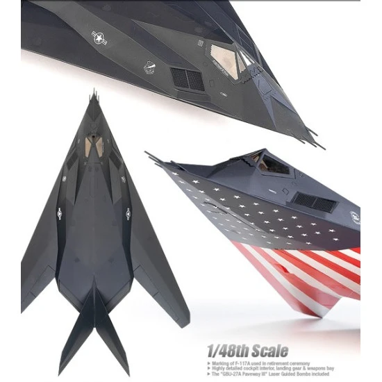 F-117 Nighthawk Last flight 1/48 academy 12219