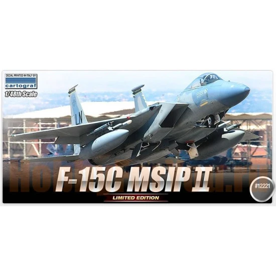 Aircraft model F-15C MSIP II EAGLE 1/48 academy 12221