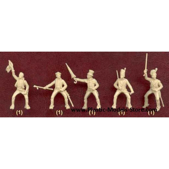 Napoleonic Mounted Line Officers 1/72 Waterloo 1815 AP028 Napoleonic Mounted Line Officers 1/72 Waterloo 1815 AP028