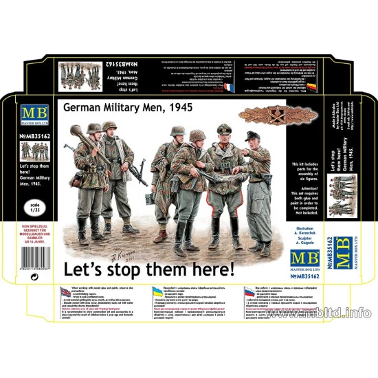 Lets Stop Them Here! German Military Men, 1945 Master Box 35162