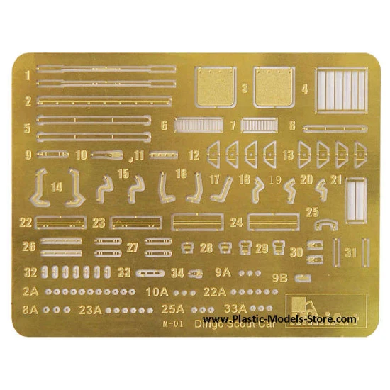 Daimler DINGO Mk1B British Scout Armored Car CREW 1/35 Miniart 35067