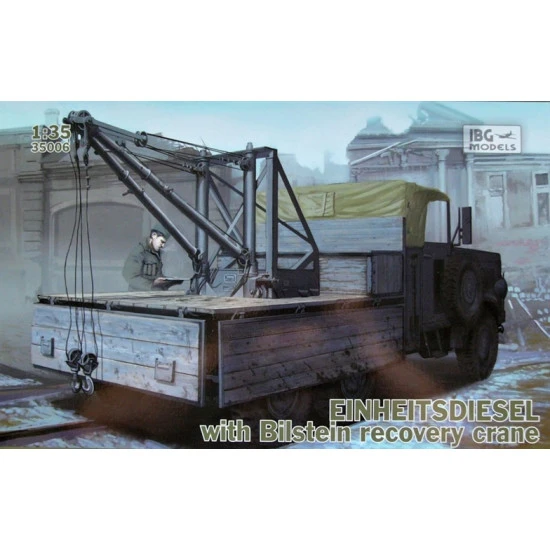 Einheitsdiesel with Bilstein recovery crane 1/35 IBG Models 35006