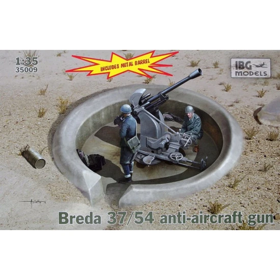 Breda 37/54 anti-aircraft gun 1/35 IBG MODELS 35009