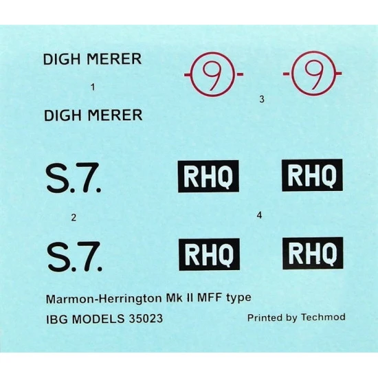 Marmon-Herrington Mk.II Mobile Field Force type 1/35 IBG MODELS 35023