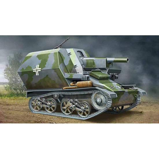 10,5cm leFH-16 Sfl. Auf Geschuetzpaner Mark.VI (e) 1/72 ACE 72293 10,5cm leFH-16 Sfl. Auf Geschuetzpaner Mark.VI (e) 1/72 ACE 72293