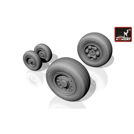 Panavia Tornado aircraft wheels, ver.a 1/72 ARMORY AW72501a