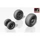 Panavia Tornado aircraft wheels, ver.a 1/72 ARMORY AW72501a