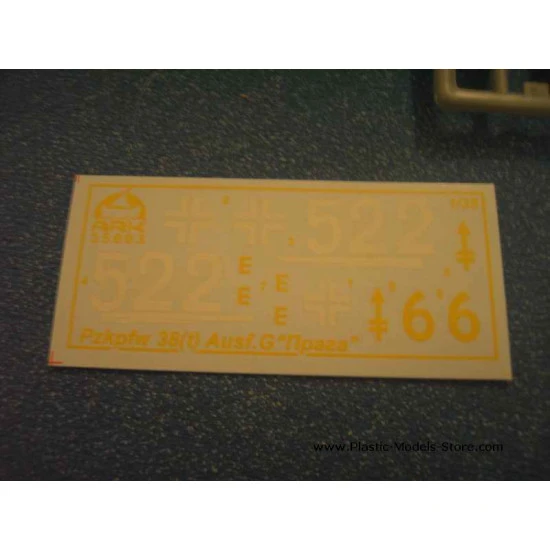 Pz.Kpfw 38(t) Ausf.G Prague German light tank LT-38 WWII 1/35 Ark Models 35003