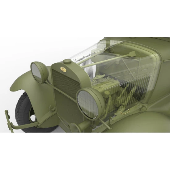 GAZ-AAA w/QUAD M4 MAXIM 135 Miniart 35177 NEW