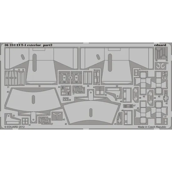 Photoetched set 1/35 LVT-4 exterior, for AFV kit 1/35 EDUARD EDU-36234