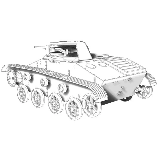 T-60 Soviet light tank (zavod 264, m.1942) Decal 1/72 ACE 72540