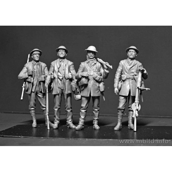 British Infantry, Somme Battle period, 1916 5 figures 1/35 Master Box 35146 British Infantry, Somme Battle period, 1916 5 figures 1/35 Master Box 35146