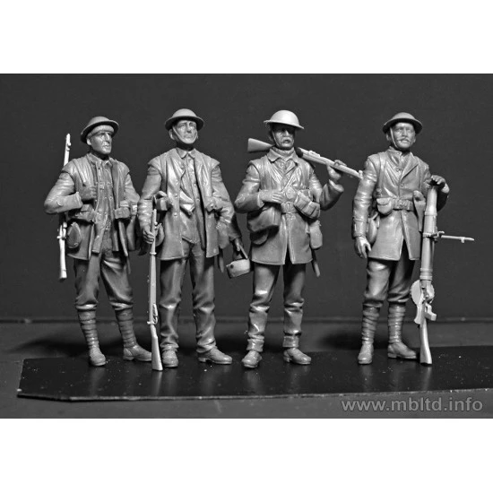 British Infantry, Somme Battle period, 1916 5 figures 1/35 Master Box 35146 British Infantry, Somme Battle period, 1916 5 figures 1/35 Master Box 35146