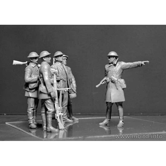 British Infantry, Somme Battle period, 1916 5 figures 1/35 Master Box 35146 British Infantry, Somme Battle period, 1916 5 figures 1/35 Master Box 35146
