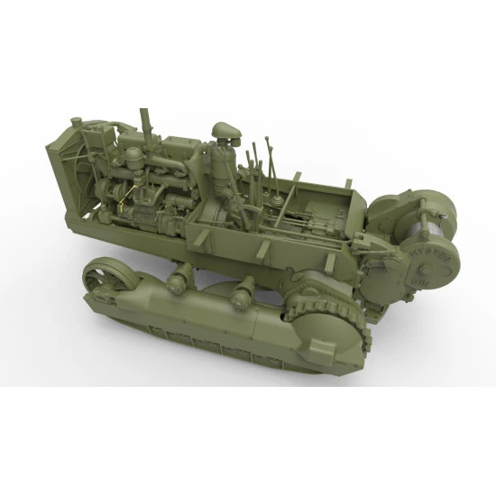 U.S. TRACTOR D7 w/Towing Winch D7N 1/35 Miniart 35174