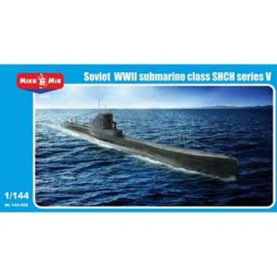 Soviet WWII submarine class SHCH series V 1/144 Micro-Mir 144-005