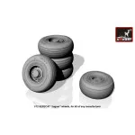 SEPECAT Jaguar wheels 1/72 ARMORY AW72502