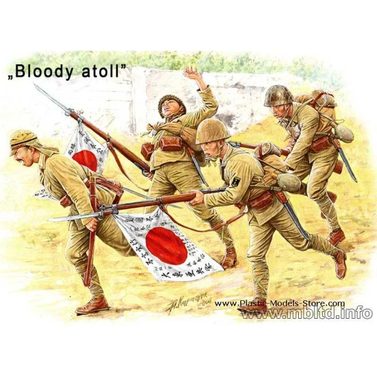 Bloody Atoll. Japanese Imperial Marines Tarawa November 1943 1/35 Master Box 3542