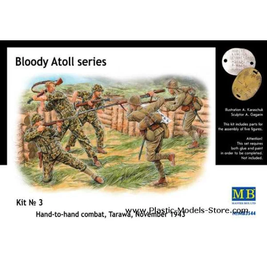 Bloody Atoll. Hand-to-hand combat, Tarawa, November 1944 1/35 Master Box 3544