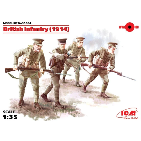 WWI British infantry, 1914 1/35 ICM 35684