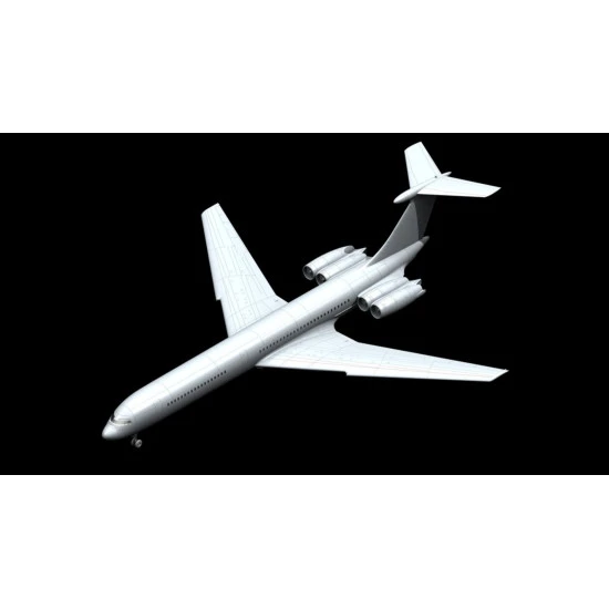 Ilyushin-62M Soviet airliner 1/144 ICM 14405